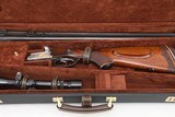 Merkel Fortuna Suhl Drilling 16ga 7x65r Engraved Gold Inlay Kahles Scope w/ Emmebi Case 1963 BEAUTIFUL!!! - 2 of 20