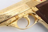 Astra Constable .380 cal Factory Engraved and Gold Finish. Interarms import in Leatherette case - 7 of 20