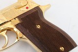 Astra Constable .380 cal Factory Engraved and Gold Finish. Interarms import in Leatherette case - 10 of 20