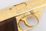 Astra Constable .380 cal Factory Engraved and Gold Finish. Interarms import in Leatherette case - 13 of 20