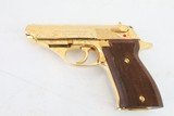 Astra Constable .380 cal Factory Engraved and Gold Finish. Interarms import in Leatherette case - 4 of 20