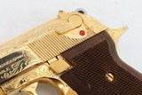 Astra Constable .380 cal Factory Engraved and Gold Finish. Interarms import in Leatherette case - 8 of 20