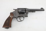 Smith and Wesson S&W D.A. 45 1917 Army Postwar-Transitional .45 ACP 5.5 Inch VERY RARE Less than 1000 Made 1949-1950 C&R - 2 of 20