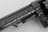 Smith and Wesson S&W K-22 Masterpiece Pre-Model 17 Class A Engraved .22LR 6 Inch Revolver 1954 with Presentation Case & Factory Letter C&R - 7 of 20