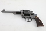 Smith and Wesson S&W .44 Hand Ejector First Model Triple-Lock .44 S&W Special 6.5 Inch Revolver 1913 C&R RARE Glass Presentation Case & Factory Letter - 2 of 20
