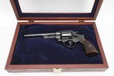 Smith and Wesson S&W .44 Hand Ejector First Model Triple-Lock .44 S&W Special 6.5 Inch Revolver 1913 C&R RARE Glass Presentation Case & Factory Letter - 1 of 20