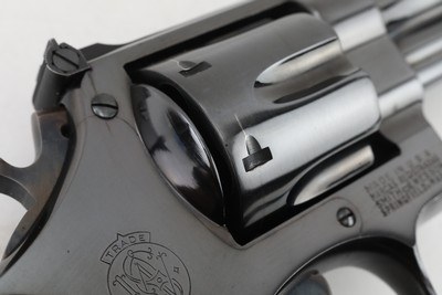 Smith and Wesson S&W .44 Hand Ejector 4th Model of 1950 Target w/Presentation Case S&W Factory Letter 1955 Manufacture C&R VERY RARE! - Image 13 of 20
