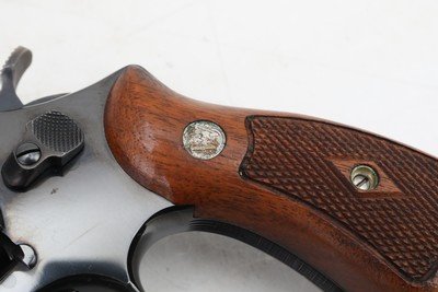 Smith and Wesson S&W .44 Hand Ejector 4th Model of 1950 Target w/Presentation Case S&W Factory Letter 1955 Manufacture C&R VERY RARE! - Image 9 of 20