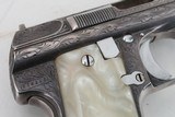 Astra 3003 7.65 mm Engraved Silver Plated In Wood Case - Image 11 of 20