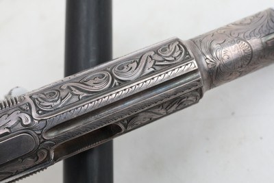 Astra 3003 7.65 mm Engraved Silver Plated In Wood Case - Image 9 of 20