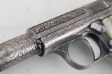 Astra 3003 7.65 mm Engraved Silver Plated In Wood Case - Image 6 of 20