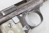Astra 3003 7.65 mm Engraved Silver Plated In Wood Case - Image 13 of 20