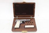 Astra 3003 7.65 mm Engraved Silver Plated In Wood Case - Image 1 of 20
