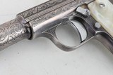 Astra 3003 7.65 mm Engraved Silver Plated In Wood Case - Image 7 of 20