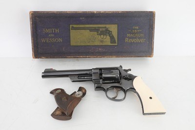 S&W Smith and Wesson Pre-World War II Registered Magnum .357 Mag. 6