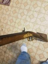 Ornate .45 caliber percussion full stock rifle - 3 of 10