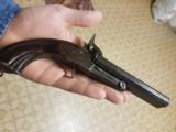 COMBO Double Barrel Pinfire Pistol and 1841 Brunswick Bayonet - 6 of 7