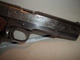 Engraved 1933 Colt Government Pistol - 2 of 7