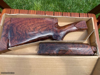 Krieghoff Semi Inletted stock. Exhibition Grade