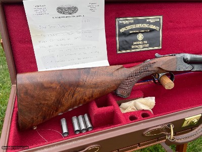 Winchester 21 12g Skeet with 28g tubes Pauline Muerrle engraved