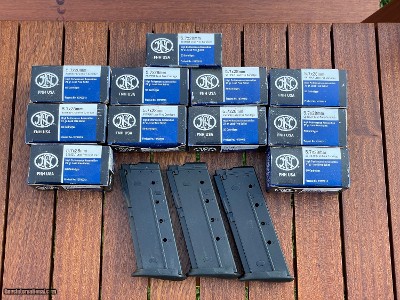 FN Five Seven 3 magazines and 5.7x28 ammo