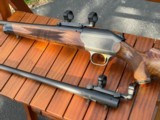 Blaser R93 two barrel set 270 Win, 7mm Rem Mag with case.
Note:missing bolt face - 10 of 15