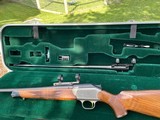 Blaser R93 two barrel set 270 Win, 7mm Rem Mag with case.
Note:missing bolt face - 14 of 15
