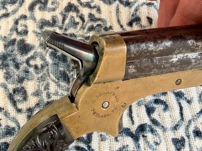 C. Sharps Riverboat Gamber 1A pepperbox - Image 8 of 12