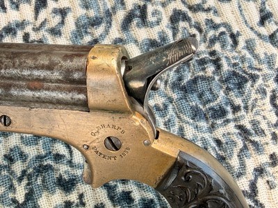 C. Sharps Riverboat Gamber 1A pepperbox - Image 7 of 12