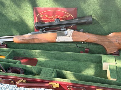 Krieghoff Teck double rifle over under 30-06 - Image 1 of 13