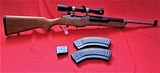 Ruger Mini 30 with scope and extras - 1 of 15