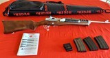 Ruger Mini 14 .223 cal SS with extra mags - 1 of 13