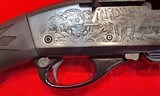 Remington 7400 in 30-06 engraved semi auto rifle - 4 of 15