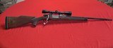 Custom Built 338 caliber bolt action rifle with scope - 2 of 13