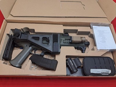 CZ Scorpion Evo 3 S1 9mm pistol new in the box never been fired with extras.