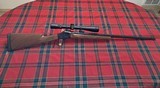 Winchester model 1885 single shot in 22-250 with scope open to offers