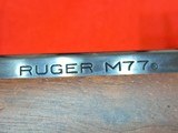 Ruger M77 7mm mag rifle with scope rings - Image 6 of 13