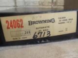 Browning Grade 2
.22 Automatic Rifle # 24062 - 11 of 14
