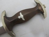 SA 1941 RZM German Dagger and Scabbard with Hanger - 7 of 15