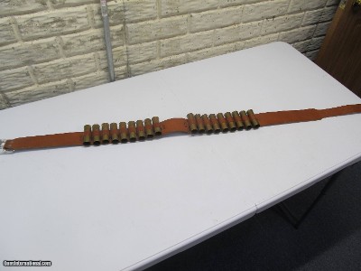 BRAUER BROS MFG. CO. 12 GA. BELT WITH 18
12 GA. BRASS SHELLS