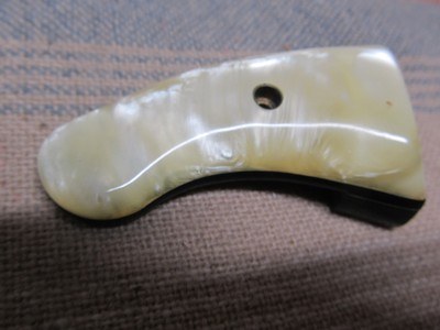 Jay Scott 30A laminated pearl grips for Colt short frame pistol - Image 10 of 10