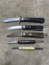 5 SCHRADE AUTOMATIC KNIVES - 1 of 15