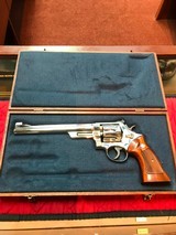 Smith & Wesson 27-2 Nickel 8 3/8" with display case - 1 of 15