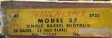 Winchester Model 37 20ga with original box - 15 of 15