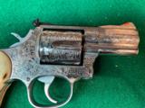 Smith & Wesson 686-3 Fully Engraved 357 mag - 9 of 15