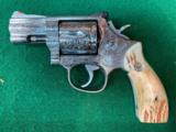 Smith & Wesson 686-3 Fully Engraved 357 mag - 2 of 15