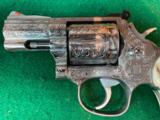 Smith & Wesson 686-3 Fully Engraved 357 mag - 4 of 15