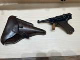 1916 DWM Luger with 2 mags holster and tool all matching parts - 1 of 15