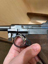 1916 DWM Luger with 2 mags holster and tool all matching parts - 8 of 15