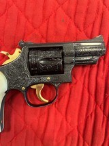 Engraved Smith & Wesson Model 19-5 357 mag - 5 of 13